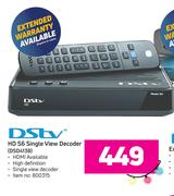 DSTV HD S6 Single View Decoder DSD4138