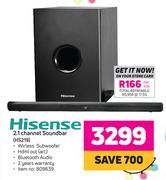 Hisense 2.1 Channel Soundbar HS219