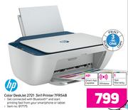 HP Color Deskjet 2721 3 In 1 Printer 7FR54B