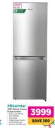 Hisense 299Ltr Bottom Freezer Fridge H299BI