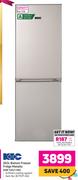 KIC 263Ltr Bottom Freezer Fridge Metallic KBF 525/1 ME