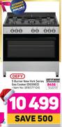 Defy 5 Burner New York Series Gas Cooker DGS902