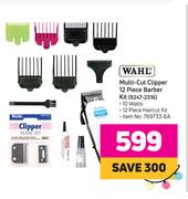 Wahl Multi Cut Clipper 12 Piece Barber Kit 9247-2316