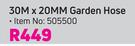 Garden Master 30m x 20mm Garden Hose With Fittings