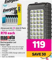 Rechargeable lights at deals game