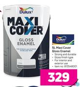 Dulux 5Ltr Maxi Cover Gloss Enamel