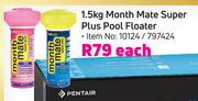Pool Brite 1.5Kg Month Mate Super Plus Pool Floater-Each