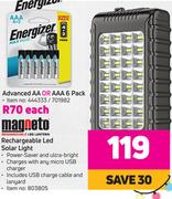 Magneto Rechargeable LED Solar Light