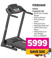Trojan tr105 treadmill price sale
