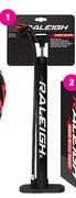 Raleigh Workshop Floor Pump-Each