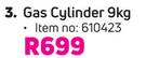 Cadac 9Kg Gas Cylinder-Each