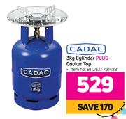 Cadac 3Kg Cylinder Plus Cooker Top