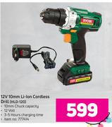 Ryobi 12V 10mm Li-Ion Cordless Drill HLD-120