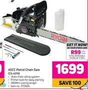Ryobi 40cc Petrol Chain Saw CS-4016