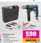 Ryobi 550W Impact Drill PD-550K Per Set