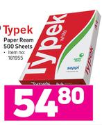Typek Paper Ream 500 Sheets
