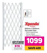 Xpanda 820mm x 2000mm Securador Gate