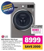 LG 8Kg Washer 5Kg Dryer