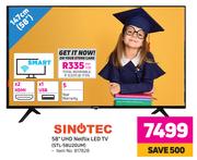 Sinotec 58" UHD Netflix LED TV STL-58U20UM