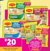 Maggi 2 Minute Noodles Assorted-5 x 73g Per Pack