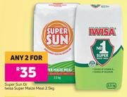 Super Sun Or Iwisa Super Maize Meal-For Any 2 x 2.5Kg