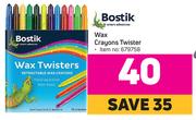 Bostik Wax Crayons Twister