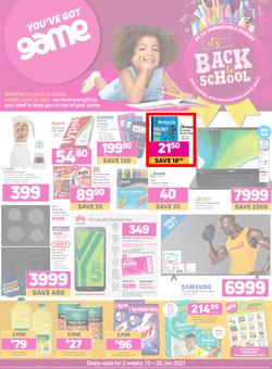 Game : It's Back To School (13 January - 26 January 2021), page 1