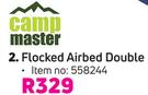Campmaster Flocked Airbed Double-Each