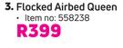 Campmaster Flocked Airbed Queen-Each