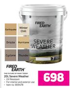 Fired Earth 20L Severe Weather