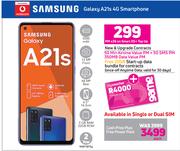 Samsung Galaxy A21s 4G Smartphone-On Smart Xs+ Top Up