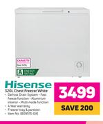 Hisense 320L Chest Freezer White