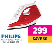 Philips Steam Iron (Red) GCT1742