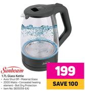 Sunbeam 1.7Ltr Glass Kettle