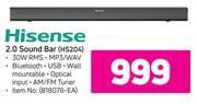 Hisense 2.0 Sound Bar HS204
