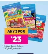 Mister Sweet Jellies Assorted-For Any 3 x 50g/60g