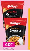 Kellogg's Crunchy Or Fruit Mix Granola-700g Each