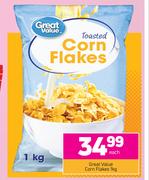 Great Value Corn Flakes-1Kg Each