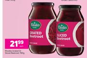 Rhodes Grated Or Sliced Beetroot-780g Each
