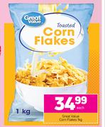 Great value Corn Flakes-1Kg Each