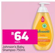 Johnson's Baby Shampoo-750ml Each