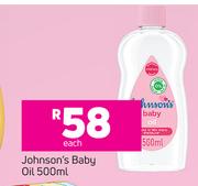 Johnson's Baby Oil-500ml Each