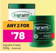 Ingrams Cream Assorted-For Any 2 x 500g