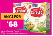 Nestle Cerelac Stage 1 Assorted-For Any 2 x 250g