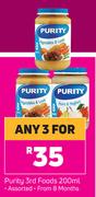 Purity 3rd Foods Assorted-For Any 3 x 200ml