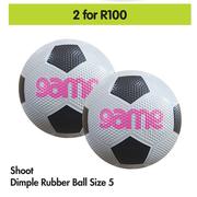 Shoot Dimple Rubber Ball Size 5-For 2