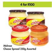Melrose Cheese Spread Assorted-For 4 x 250g