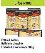 Fattis & Monis Bellisimo Linguine Farfalle Or Macaroni-For 5 x 500g