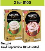 Nescafe Gold Cappuccino Assorted-For 2 x 10's