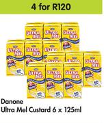 Danone Ultra Mel Custard-For 4 x 6 x 125Ml